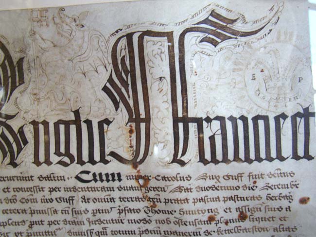An Historically Important document with Initial Letter Portrait of King Henry VIII of England dated Dec. 24, 1545 — image 5